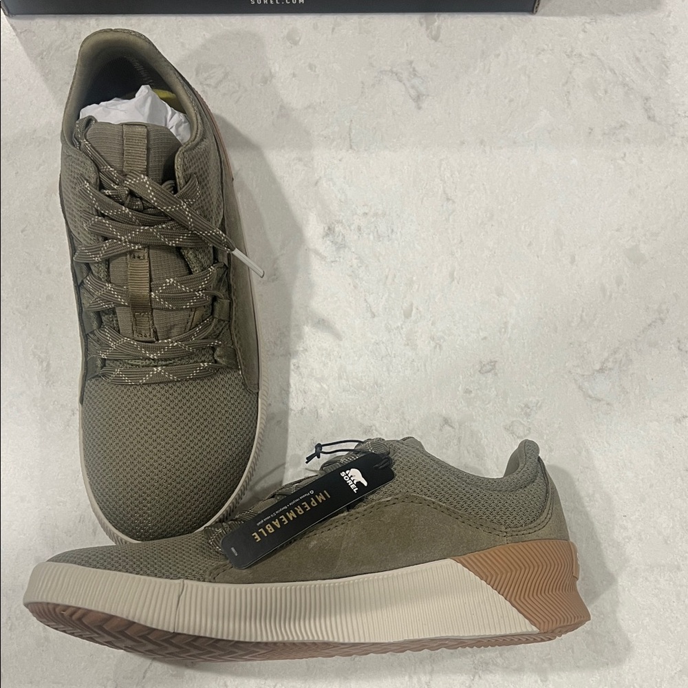 Sorel Olive Green Women's Sneakers